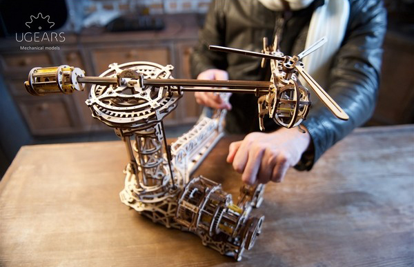 3D-пазл UGears Авиатор (70053) купить в интернет-магазине icover