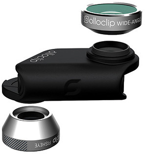 Объектив Olloclip 4-in-1 (OCEA-IPH6-FW2M-SB/B) для iPhone 6/6S/6 Plus/6S Plus (Black/Silver) купить в интернет-магазине icover