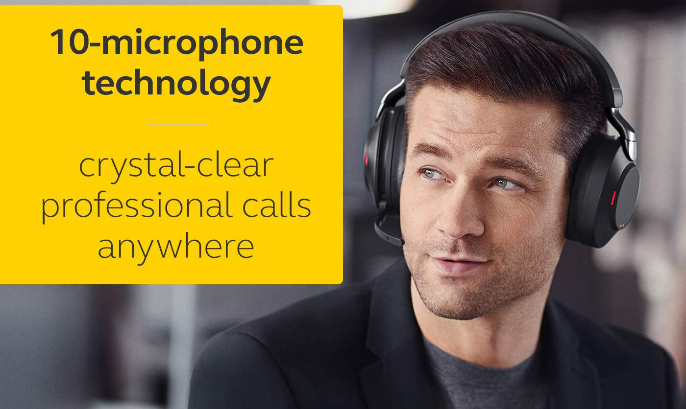 Гарнитура Jabra Evolve2 85 Link380c UC Stereo 28599-989-899 (Black) купить в интернет-магазине icover