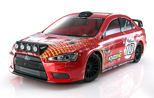 Kyosho 1/10 EP 4WD Fazer Lancer KX2 VE-X RTR - радиоуправляемая модель (Red) купить в интернет-магазине icover