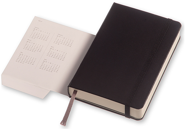 Moleskine Classic Pocket 2017 (DHB12DC2Y17) - ежедневник (Black) купить в интернет-магазине icover