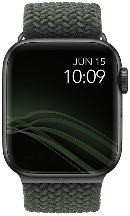 Ремешок Uniq Aspen Strap Braided для Apple Watch 41/40/38 mm (Green) купить в интернет-магазине icover