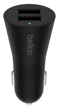 Автомобильное зарядное устройство Belkin BoostUp 2-Port Car Charger F8M930btBLK (Black) купить в интернет-магазине icover