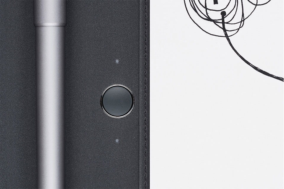 Wacom Bamboo Spark with Snap-fit for iPad Air 2 (CDS600C) - фолиант с креплением для iPad Air 2 (Grey) купить в интернет-магазине icover