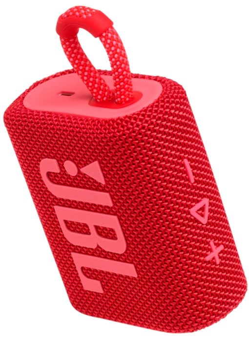 Портативная акустика JBL Go 3 (Red) купить в интернет-магазине icover