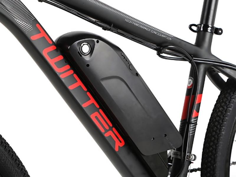 Электровелосипед Twitter MANTIS-E0 17 (Black/Red) купить в интернет-магазине icover