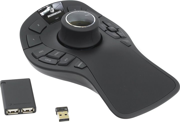 3D-манипулятор 3Dconnexion SpaceMouse Pro Wireless 3DX-700049 (Black) купить в интернет-магазине icover