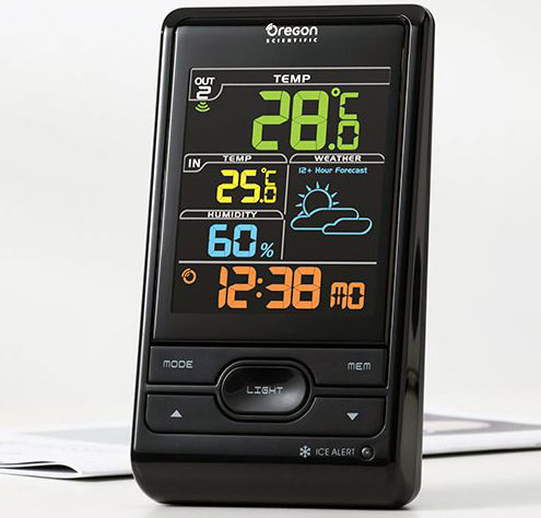 Метеостанция Oregon Scientific BAR206S (Black) купить в интернет-магазине icover
