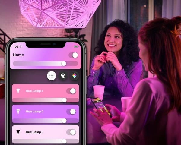 Умная лампа Philips Hue White And Color Ambiance E27 (929002216824) купить в интернет-магазине icover