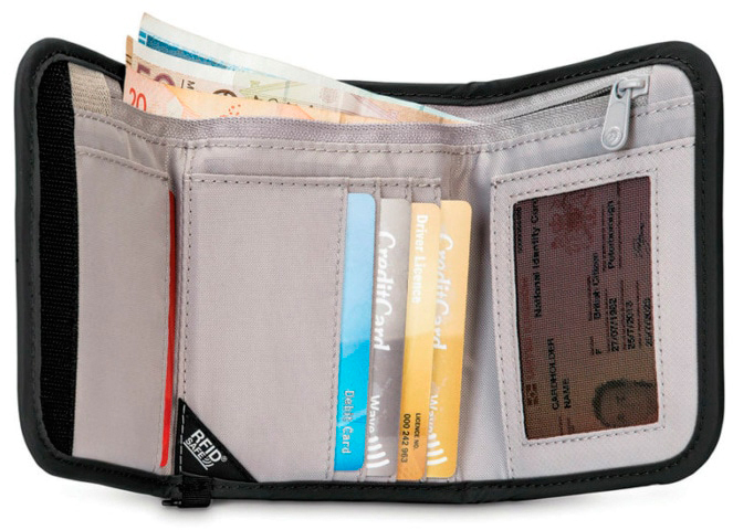 Кошелек Pacsafe RFIDsafe V125 (Black) купить в интернет-магазине icover