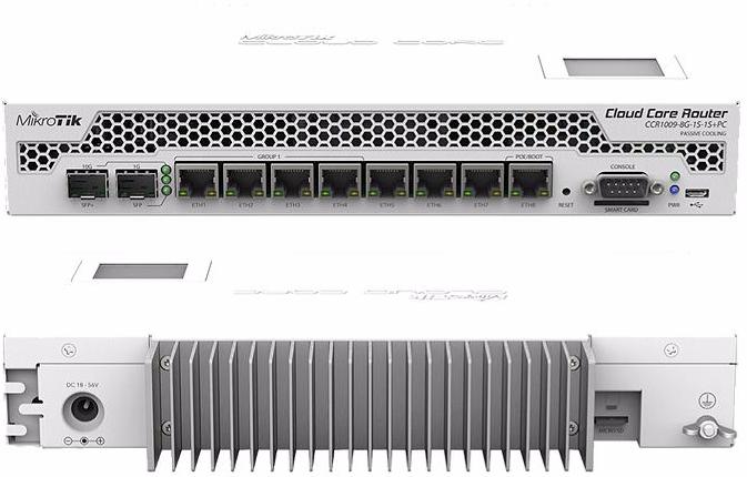 MikroTik Cloud Core (CCR1009-8G-1S-PC) - маршрутизатор (White) купить в интернет-магазине icover