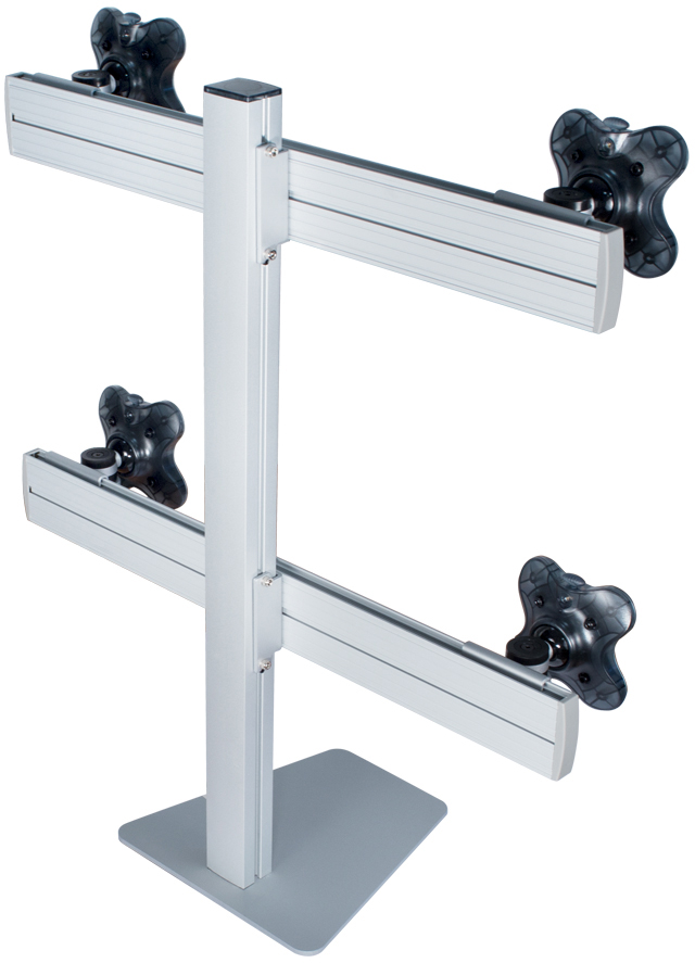 Кронштейн ErgoFount RSST-8040/4 для 4 мониторов 24" (Steel) купить в интернет-магазине icover