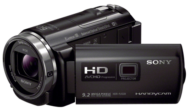 Sony Handycam HDR-PJ530 - видеокамера со встроенным проектором купить в интернет-магазине icover