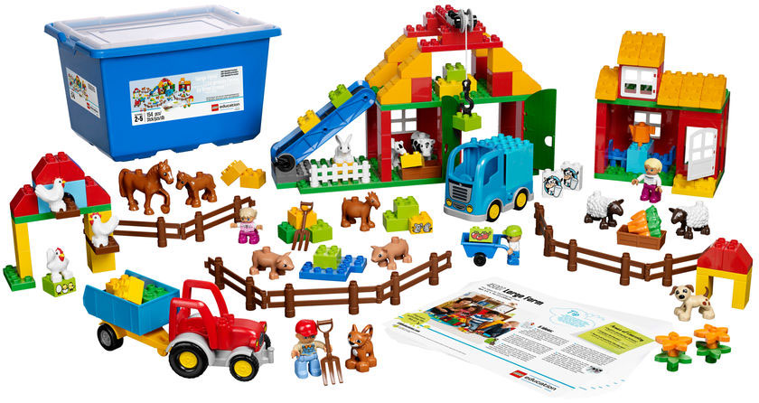Классический конструктор Lego Education PreSchool Большая ферма 45007 (Multicolor) купить в интернет-магазине icover