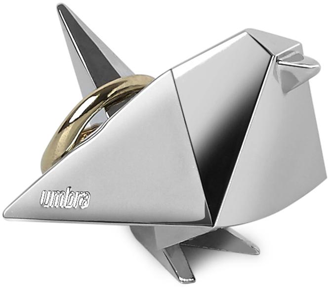 

Держатель для колец Origami птица хром