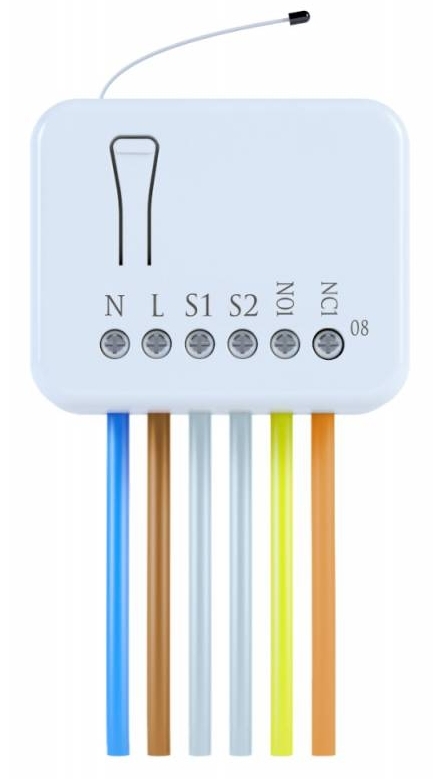 

Реле управления моторами Rubetek PAN08-5B (White)