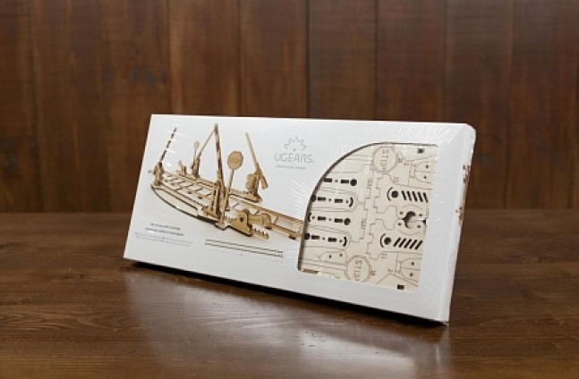 Сборная модель UGears Переезд 70014 (Beige) купить в интернет-магазине icover