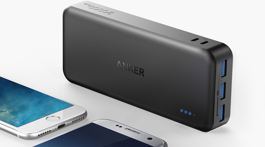 Внешний аккумулятор Anker PowerCore Elite 20000mAh A1273 (Black) купить в интернет-магазине icover
