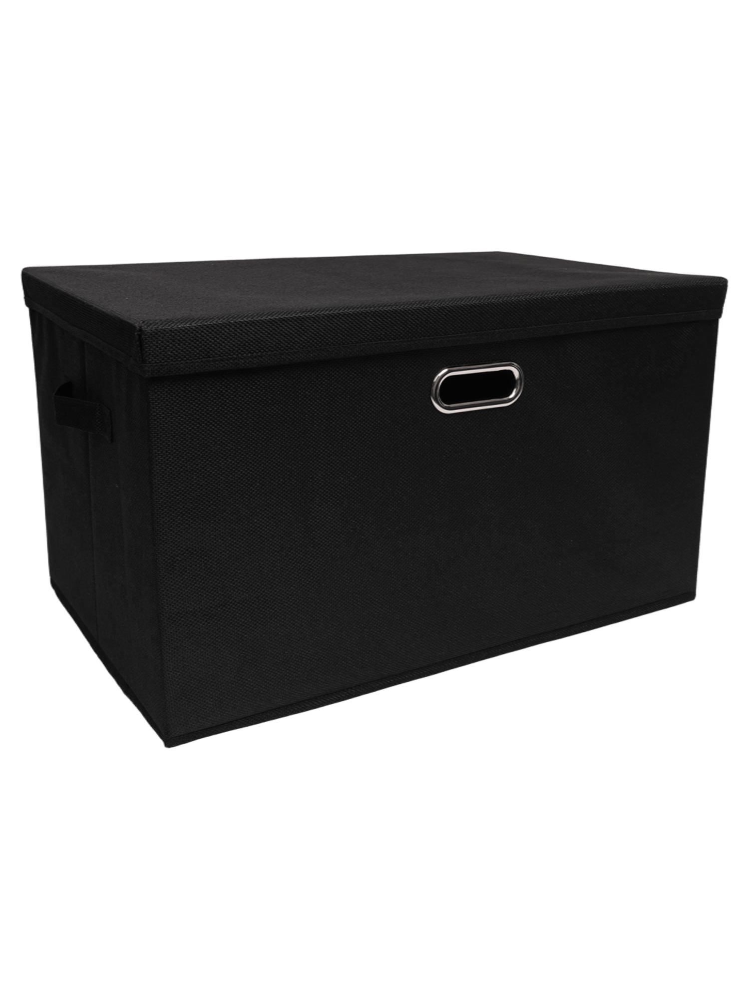Коробка для хранения вещей тканевая Ridberg 55 х 35 х 32 см (Black) купить в интернет-магазине icover