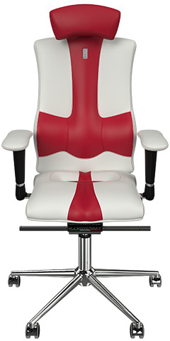 Компьютерное кресло Kulik System Elegance 1003 (Red/White) купить в интернет-магазине icover