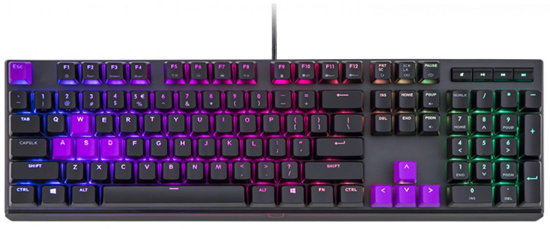 Игровая клавиатура Cooler Master Masterkeys MK750 (MK-750-GKCR1-RU) Cherry MX Red RGB (Black) купить в интернет-магазине icover