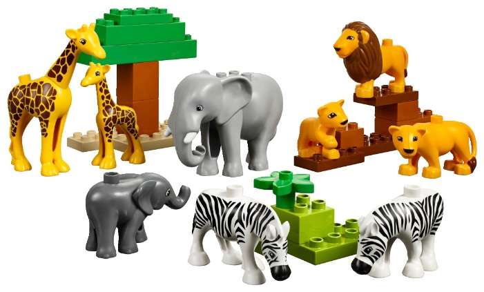 Классический конструктор Lego Education PreSchool Дикие животные 45012 (Multicolor) купить в интернет-магазине icover
