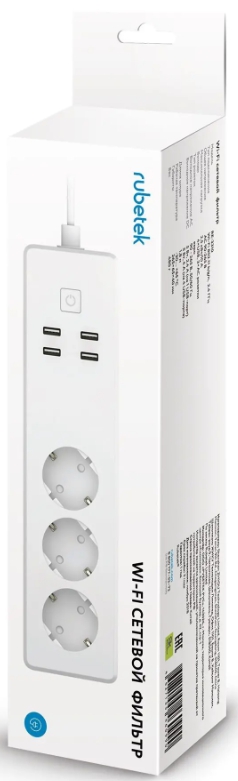 Сетевой фильтр Rubetek RE-3310 Работает с Алисой (White) купить в интернет-магазине icover