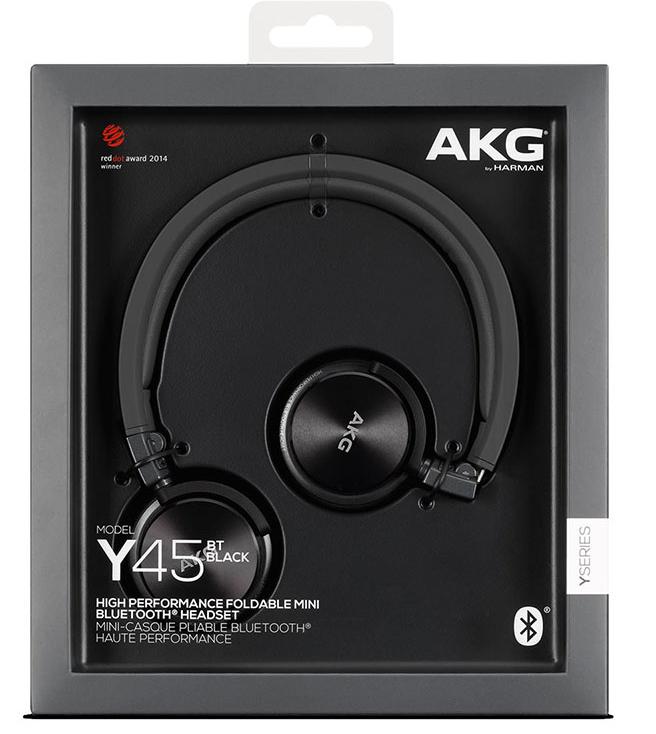 AKG Y45BT BLK - беспроводные наушники (Black) купить в интернет-магазине icover