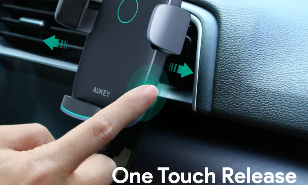 Автомобильный держатель Aukey Navigator Wind II (HD-C52) для смартфона (Black) купить в интернет-магазине icover