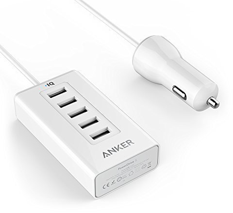 Автомобильное зарядное устройство Anker PowerDrive 5 A2311H22 (White) купить в интернет-магазине icover