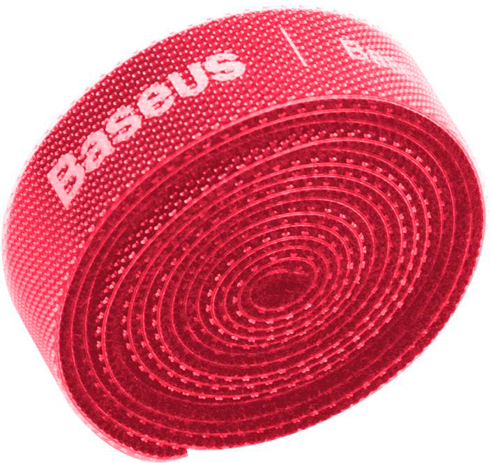Органайзер проводов Baseus Rainbow Circle Velcro Straps 1m ACMGT-E09 (Red) купить в интернет-магазине icover
