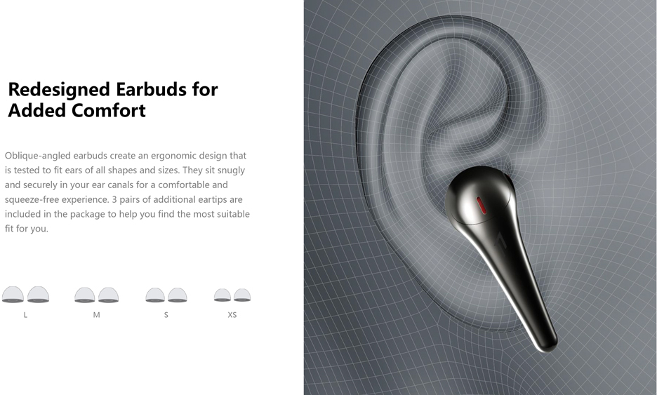 Bluetooth-наушники 1MORE ComfoBuds Pro (Black) купить в интернет-магазине icover