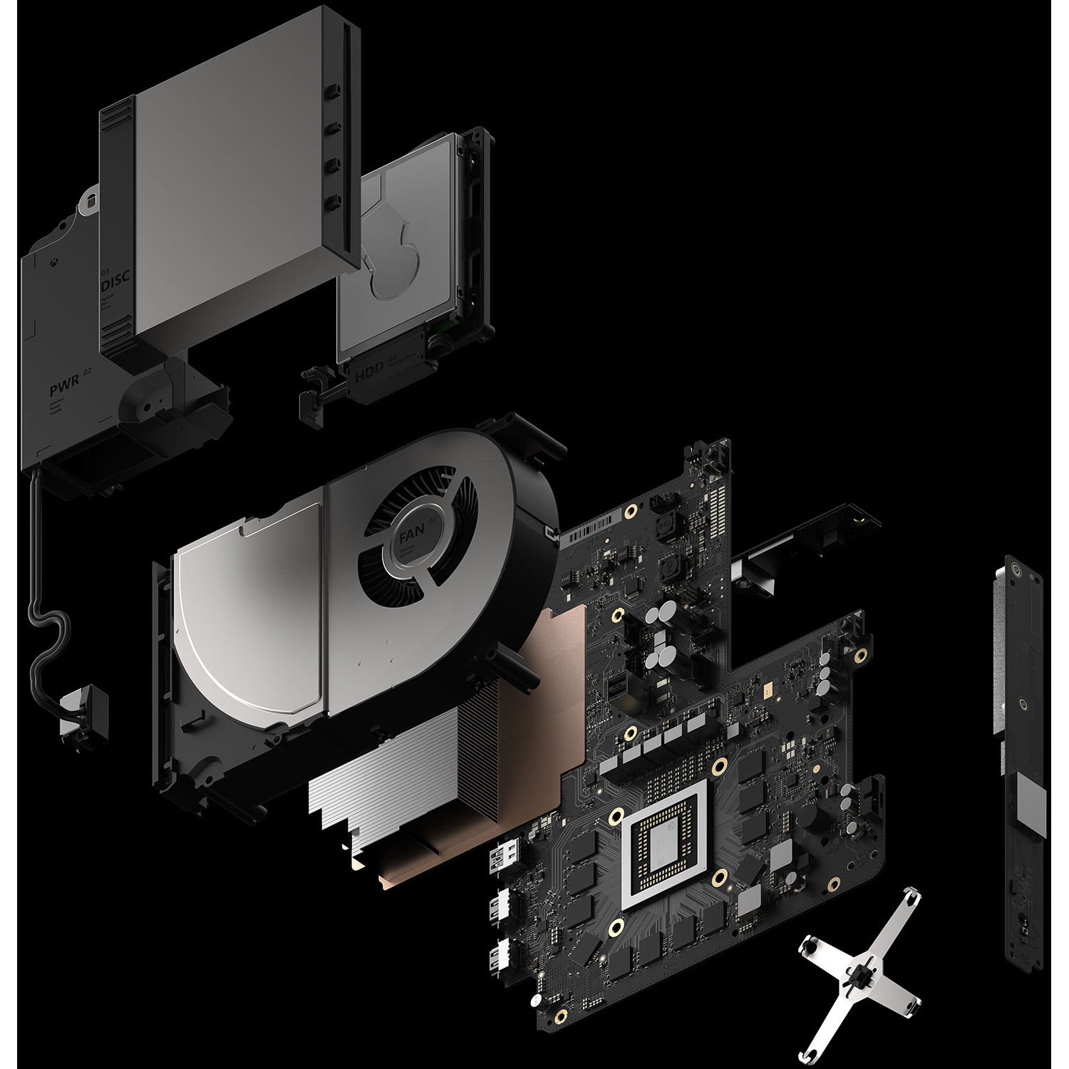 Игровая консоль Xbox One X 1Tb (CYV-00331) Gears of War (Black) купить в интернет-магазине icover