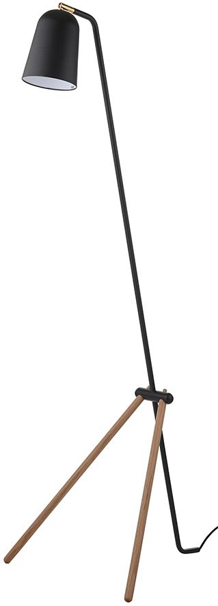 

Лампа напольная Giraffe, дуб, черное матовое основание