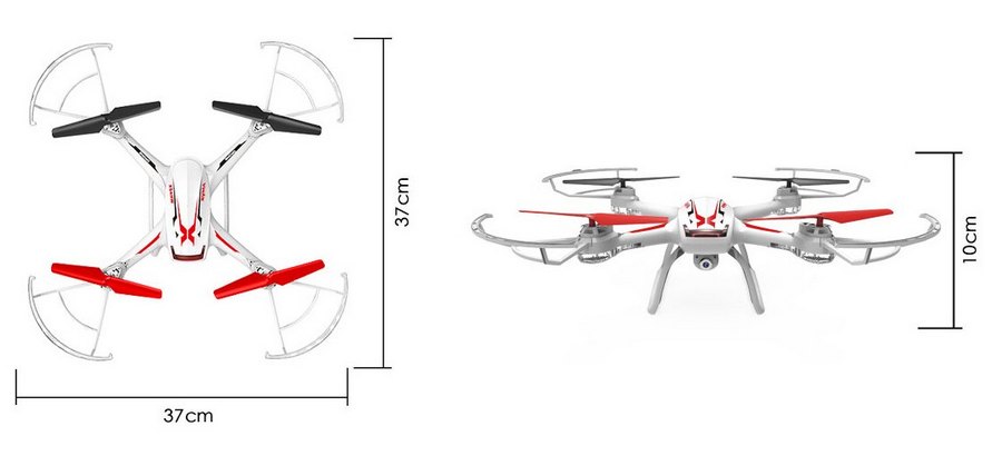 Syma X54HC - квадрокоптер с барометром + видеокамерой HD RTF (White) купить в интернет-магазине icover