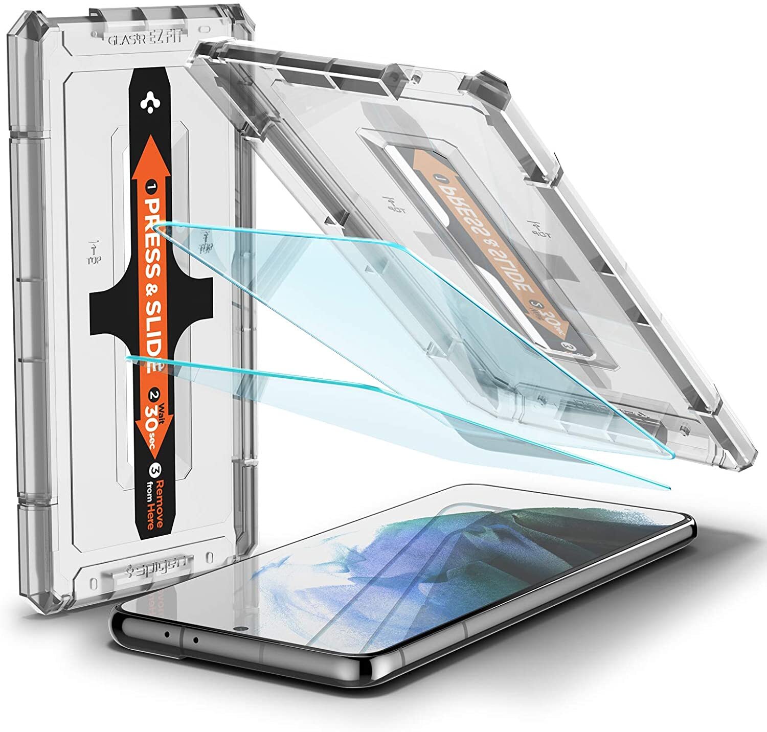 

Защитное стекло Spigen EZ Fit GLAS.tR Slim 2 Pack (AGL02537) для Samsung Galaxy S21 Plus (Clear)