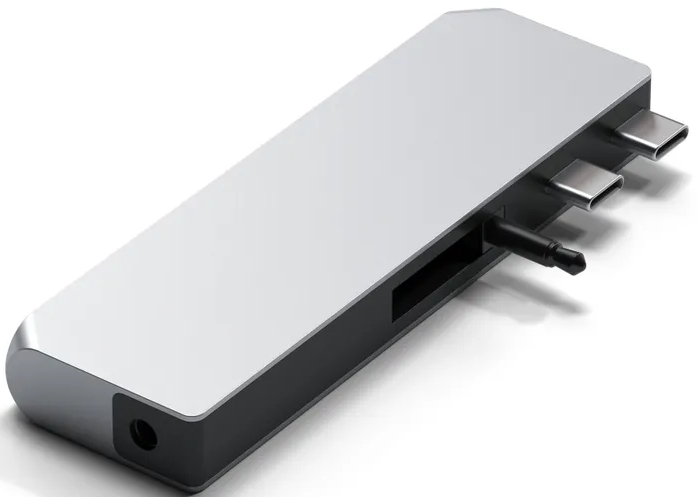 USB-концентратор Satechi USB-C Pro Hub Mini ST-UCPHMIS для MacBook Pro 2021 (Silver) купить в интернет-магазине icover