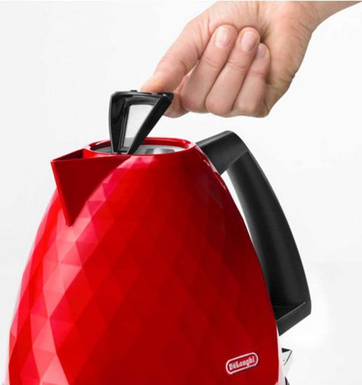 DeLonghi Brillante (KBJ 2001.R)  - чайник электрический (Red) купить в интернет-магазине icover