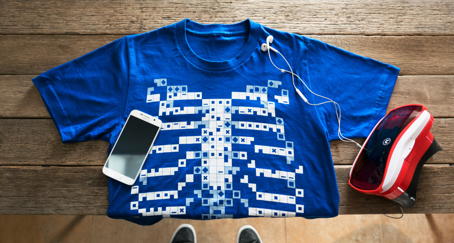 Футболка дополненной реальности Curiscope VIRTUALI-TEE Adult L (Blue) купить в интернет-магазине icover