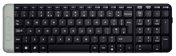 Беспроводная клавиатура Logitech Wireless K230 920-003348 (Black) купить в интернет-магазине icover