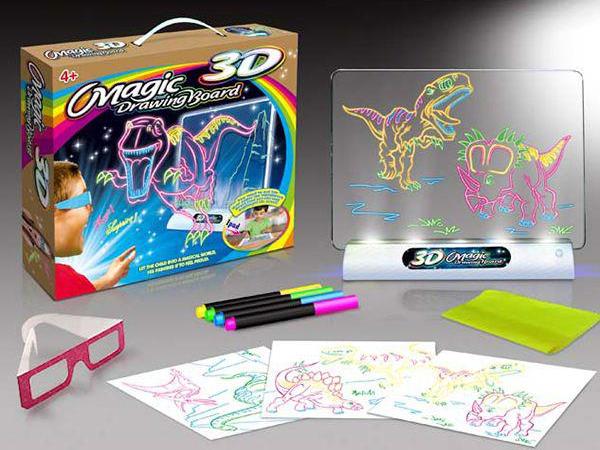 Планшет для рисования Magic Drawing Board 3D Динозавры (MB3DD) купить в интернет-магазине icover