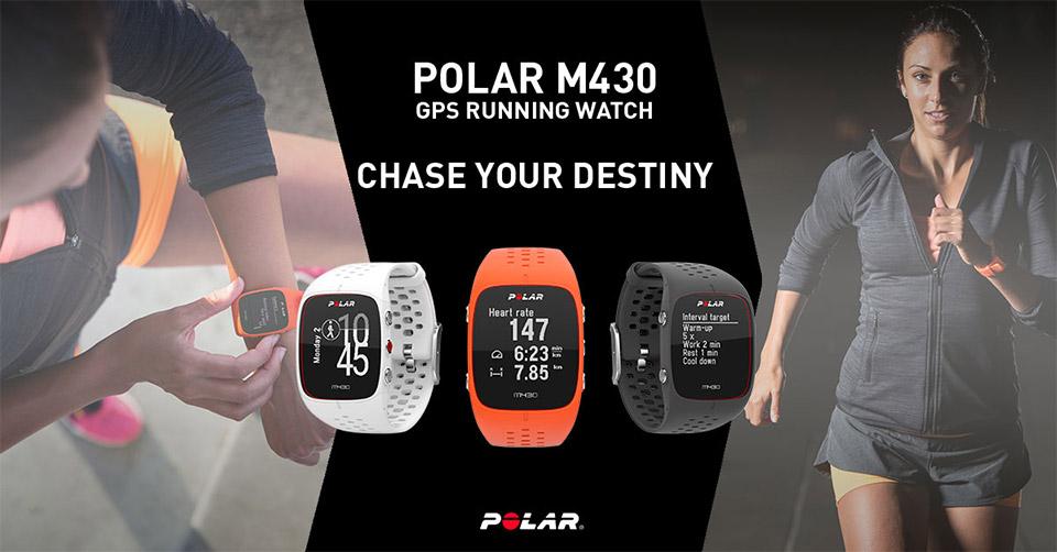 Cпортивные часы Polar M430 (90064410) с GPS-модулем (Orange) купить в интернет-магазине icover