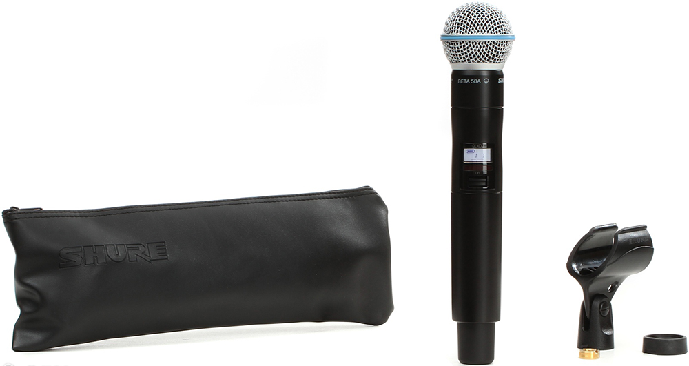 Shure ULXD24E/B58 K51 - вокальная радиосистема с ручным передатчиком (Black) купить в интернет-магазине icover