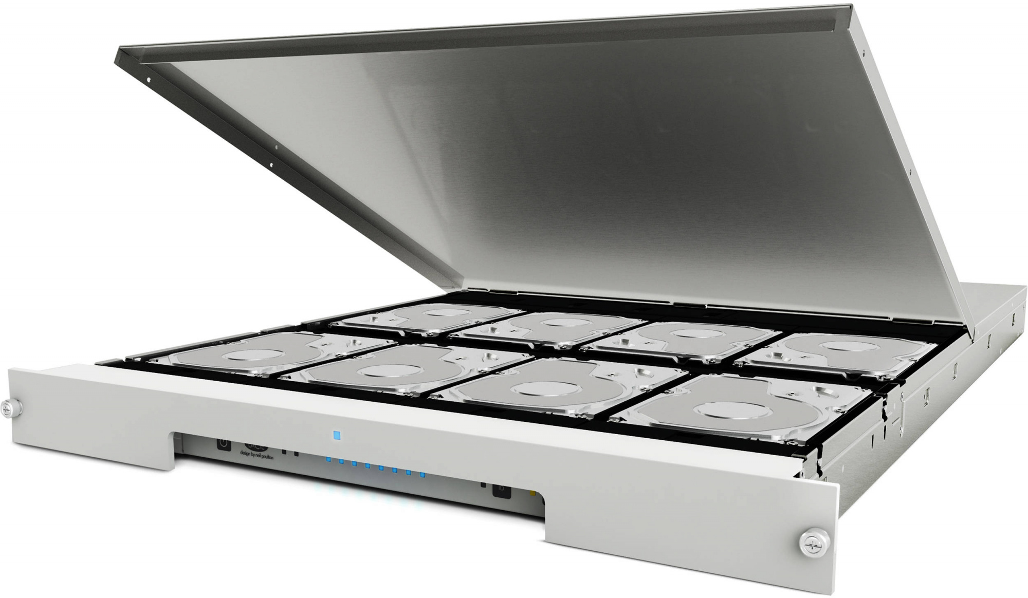 Сетевое хранилище LaCie 8big Rack Thunderbolt 2 64Tb STGM64000400 (Silver) купить в интернет-магазине icover