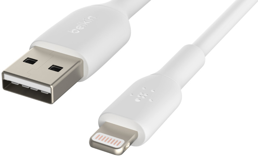 Кабель для iPhone, iPad Belkin Boost Charge USB-A/Lightning 1m CAA001bt1MWH (White) купить в интернет-магазине icover