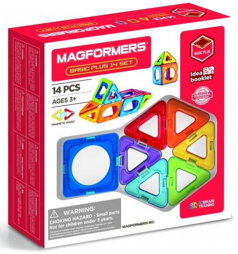

Магнитный конструктор Magformers Basic Plus 14 Set (715013)