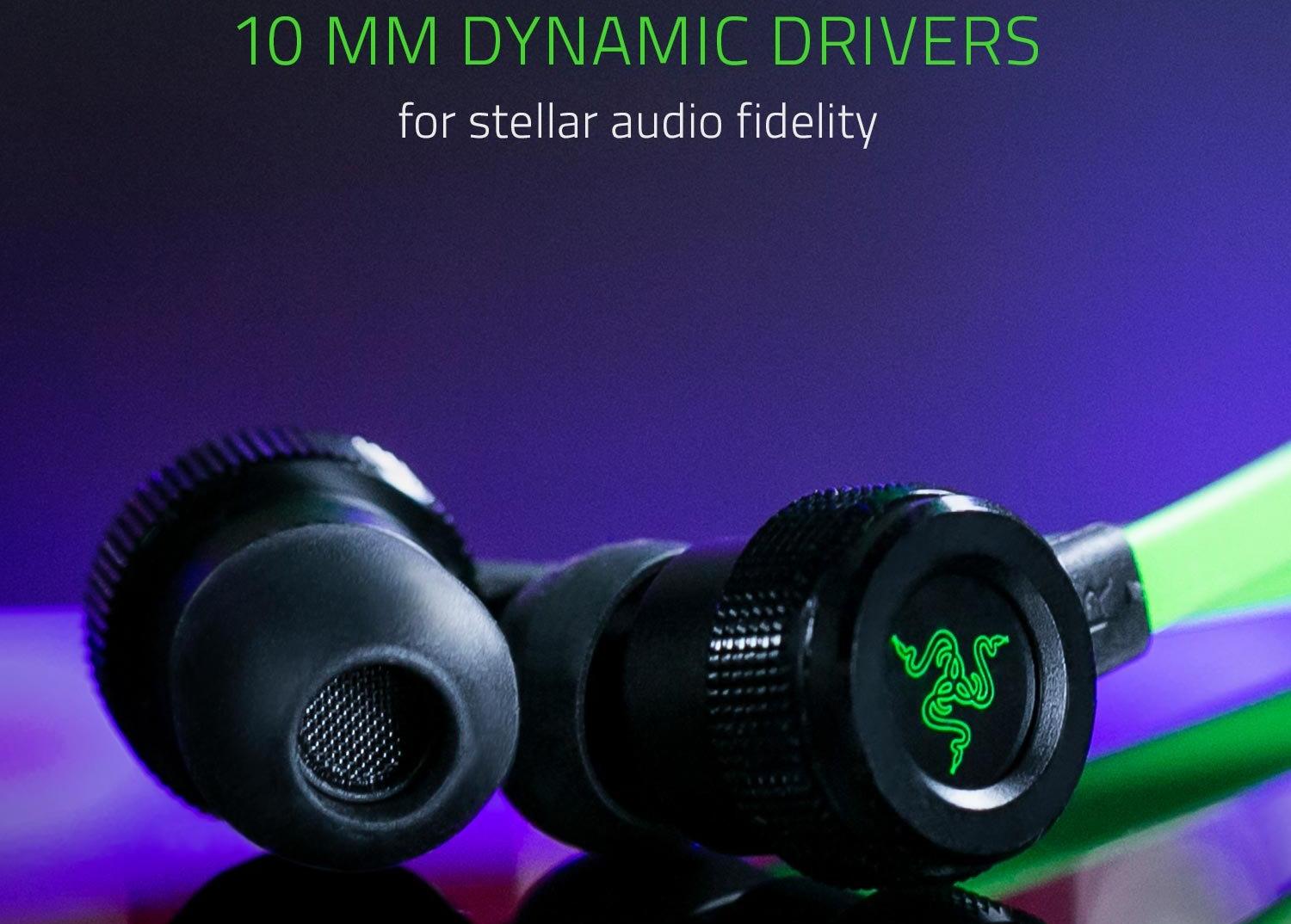 Наушники Razer Hammerhead USB-C RZ04-02420100-R3G1 (Black/Green) купить в интернет-магазине icover
