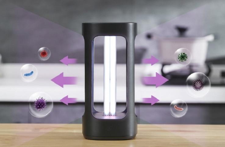 Умная УФ-лампа Xiaomi FIVE Intelligent Disinfection Sterilization Lamp (Black) купить в интернет-магазине icover