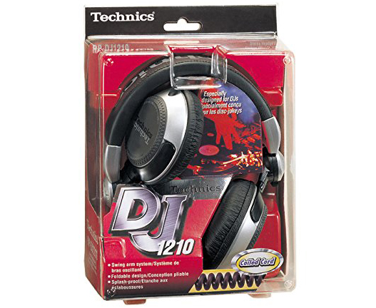 Technics RP-DJ1210E-S - мониторные наушники (Black/Silver) купить в интернет-магазине icover