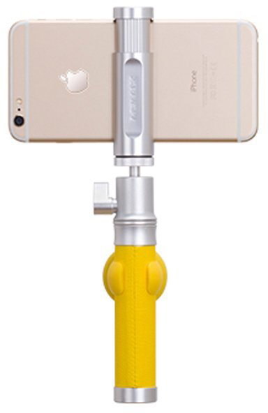 Монопод Momax Selfie Pro Mini Selfie Pod 50 см (KMS3) + объектив (Silver) купить в интернет-магазине icover